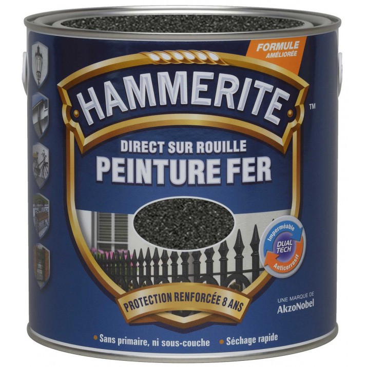 Hammerite Peinture fer Direct sur rouille Forgé