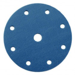 Plastor Disque Abrasif Auto Fixant 9 Trous Zirconium D150 Lot de 50