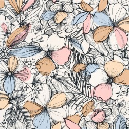 Papier Peint California Dreaming Rose Jaune – Young and Free de Casélio- réf. YNF103384020