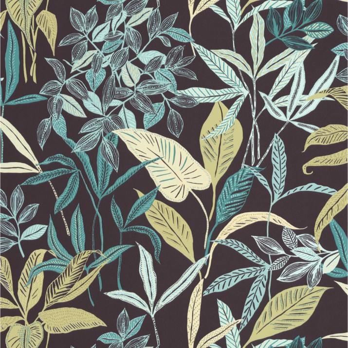 Papier Peint Intissé Santiago Vert Kaki Émeraude – Green & Co de Casélio- réf. GCO103859705