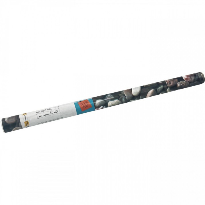 Adhésif Imprimé Galet 45cm x 2m