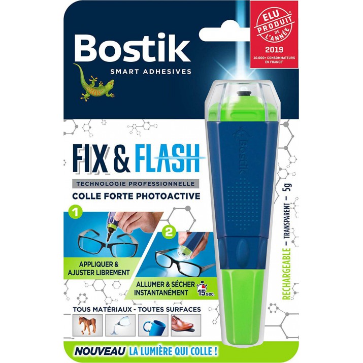 Colle Bostik Fix and Flash 5g rechargeable