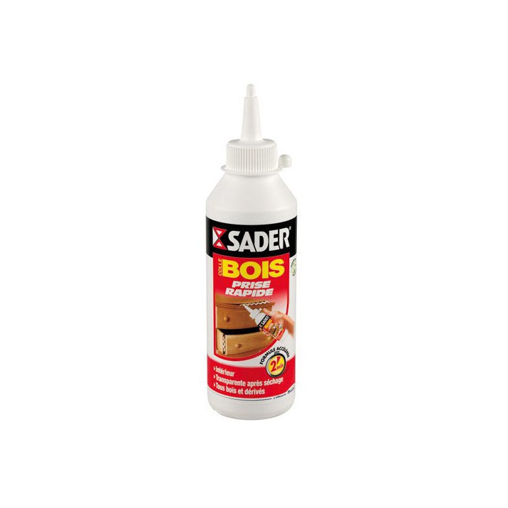 Colle bois prise rapide 250g