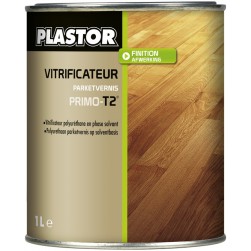 Plastor vitrificateur polyuréthane Primo -T2- Extra mat - Aspect Brut