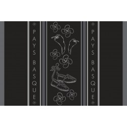 Tapis Intérieur Anti Dérapant et Absorbant Basque Attabal 40X60cm