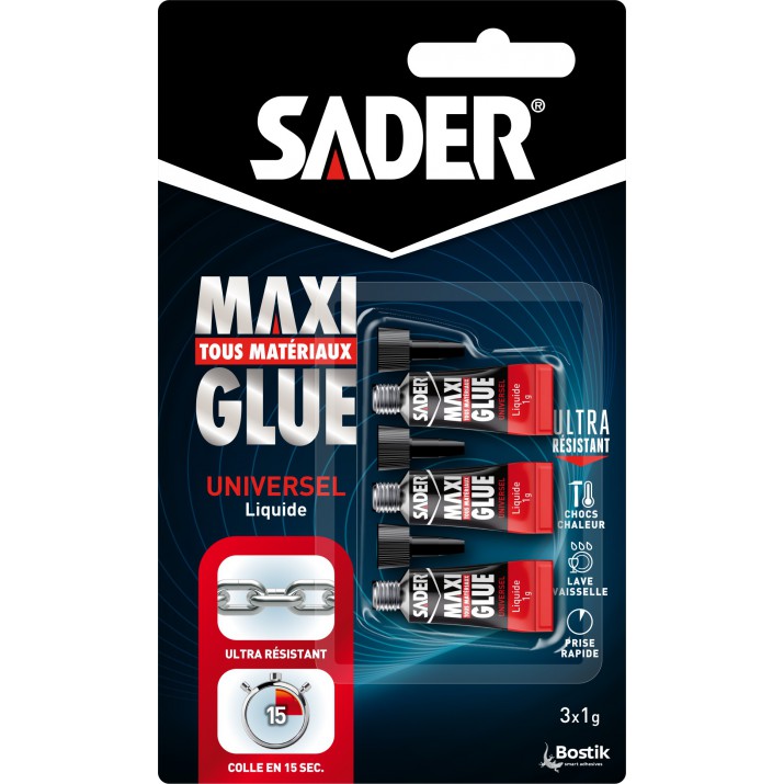 Sader Maxiglue Liquide 3x1g