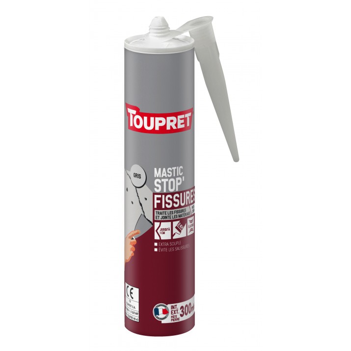 Toupret Mastic Stop Fissures pour façade 300g