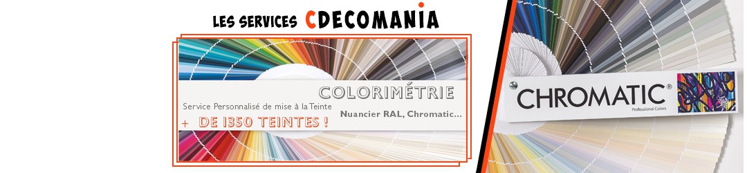 Processus de Mise à la Teinte Peinture - Service Colorimétrie Cdécomania 