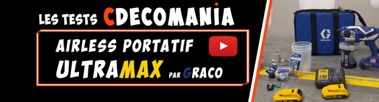 Test Airless Portatif UltraMax Graco 