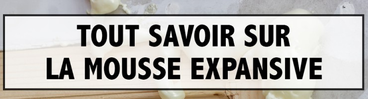 Tout Savoir sur la Mousse Expansive